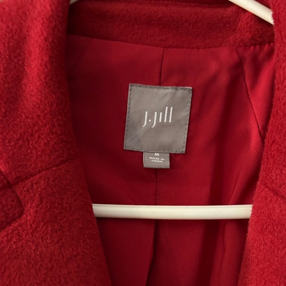 J. Jill Bold Red Women's Coat - Picture 2 of 7